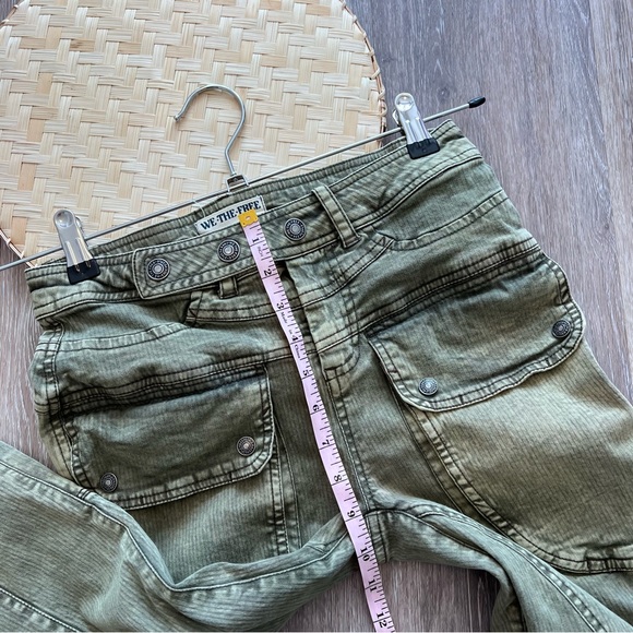 Free People Olive Cropped Pants - Picture 5 of 9